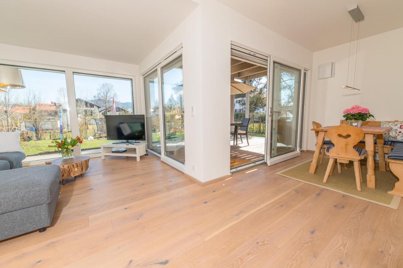 Helle Wohnung Mit Bergblick & Eigener Terrasse Bad Tölz Buitenkant foto