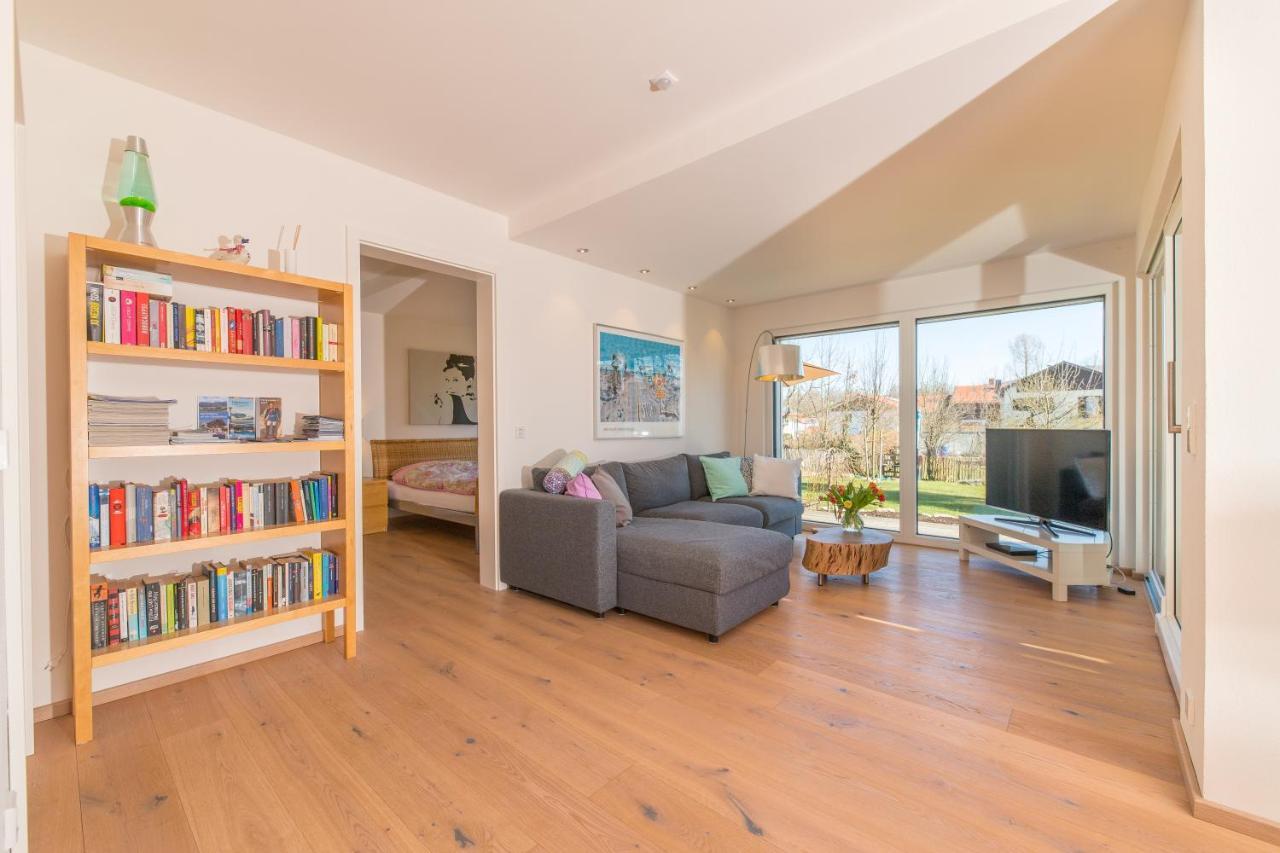 Helle Wohnung Mit Bergblick & Eigener Terrasse Bad Tölz Buitenkant foto