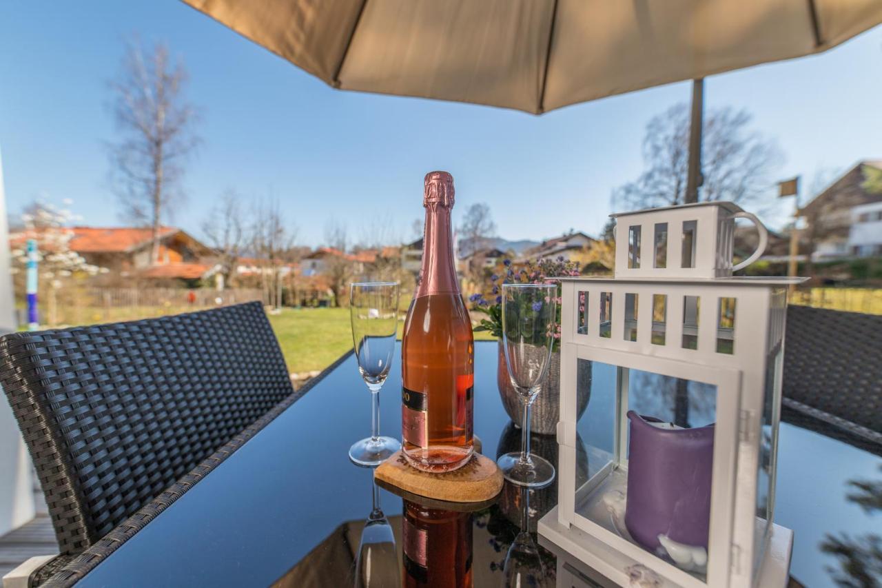Helle Wohnung Mit Bergblick & Eigener Terrasse Bad Tölz Buitenkant foto