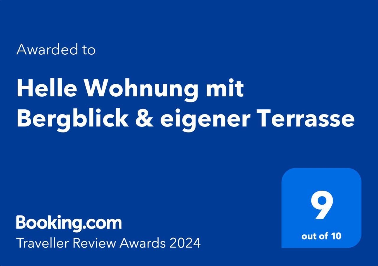 Helle Wohnung Mit Bergblick & Eigener Terrasse Bad Tölz Buitenkant foto